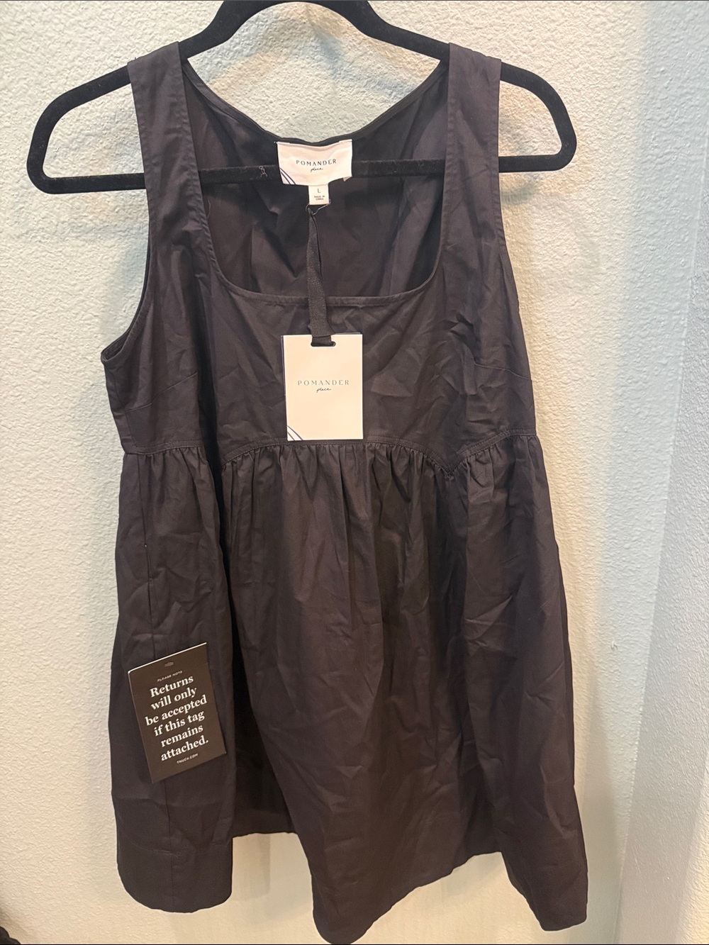 Pomander Place Black Sleeveless Dress NWT Large